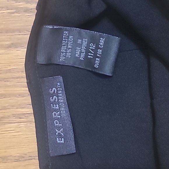 Vintage Express Black Floral Maxi skirt 11/12 - Picture 3 of 5